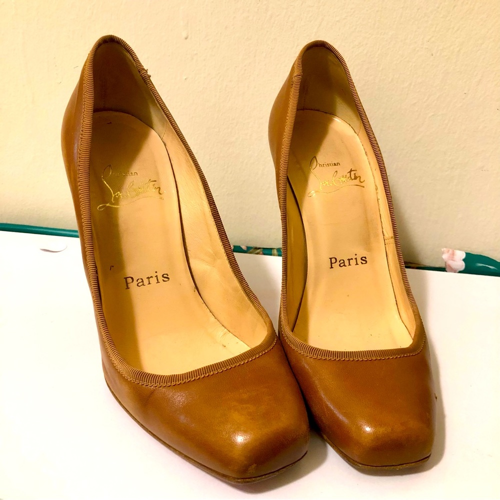 Christian Louboutin Camel Heels